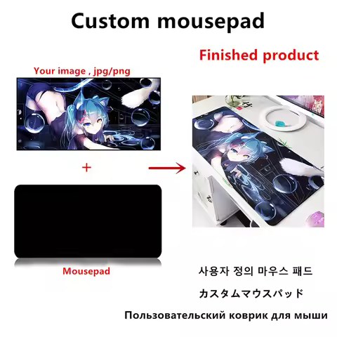 Personal Large DIY Custom Mouse pad gaming Anime mousepad 900x400 1000x500 1200x600 4mm 3mm game mat