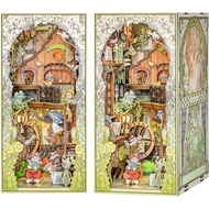 Wizardi Book Nook Miniature - Elven Paradise Roombox Kit