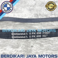 FAN BELT FANBELT V-BELT VBELT V BELT AC bmw M50 E34 5PK890 5PK 890 5 PK 890 CONTINENTAL BRAND