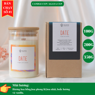 Nến thơm thiên nhiên Candle Cup AGAYA - Mùi DATE