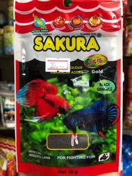 อาหารปลากัด SAKURA BETTA 25g. สุดยอดอาหารนิยมสุดๆในปลากัด