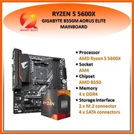 AMD RYZEN 5 5600X/ GIGABYTE B550M AORUS ELITE MAINBOARD