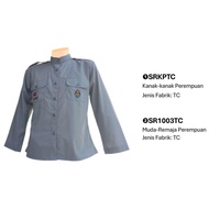 SRKPTC / SR1003TC Scout Uniform Female [Baju Seragam Pengakap Kanak2, Muda, Remaja Perempuan]