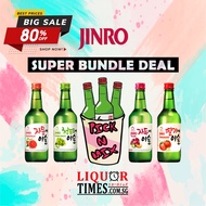 CHEAPEST JINRO SOJU SUPER BUNDLE [ Pick &amp; Mix 2/ 4 /6 /8 /10/ 20 Bottles x 360ml ]