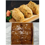 60pc. Premium Ajitsuke Inari Japan Tofu Skin For Sushi 1Kg (bean curd skin) Frozen Halal