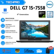 Dell G7-7588 i5-8300H 2.30GHz GTX 1050 4GB Intel UHD 630 15.6" FHD Gaming Laptop High Performance Fo