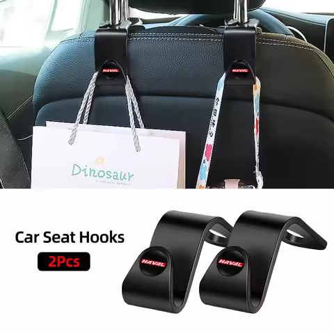 2Pcs ABS Car Styling Seat Back Hooks Interior Accessories For Great Wall Haval H6 H5 H7 Dargo M6 H9 