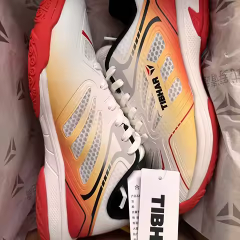 Classic Brand Professional Table Tennis Shoe Comfortable Breath Badminton Training Gym Shoe Unisex A