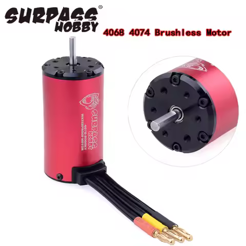 Surpass Hobby KK 4076 4068 5.0mm Brushless Motor 1700KV 2000KV 2250KV for RC 1/8 Drift Racing Off-ro