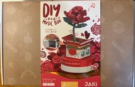 Jaki - 玫瑰花積木音樂盒Lego 有盒可放戒指