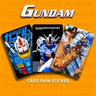 GUNDAM02 - BANDAI - T*G STICKER - CARD STICKER - BANK CARD STICKER