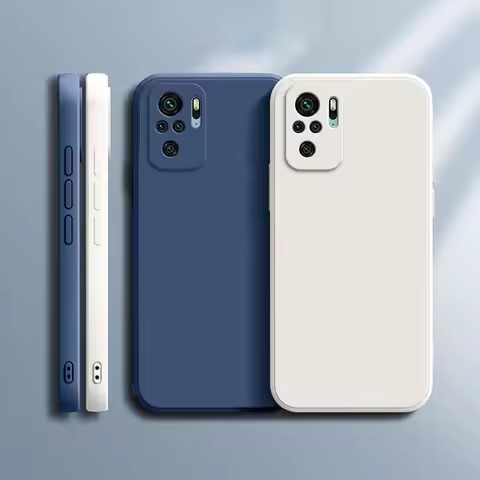 For Xiaomi Redmi Note 10s Case Redmi Note 10s 10 Note10 Pro 4G Cover Square Matte Silicone Luxury Cl