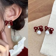 【Next-day delivery】New Year Earrings Retro Fortune Character Exquisite Earrings CNY Jewelry Gift