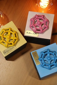 曙MUSE 彩色手輪水泥桌燈 LED燈 鎢絲燈泡 擺飾