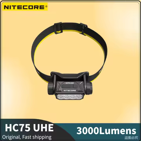 NITECORE HC75 UHE Rechargeable E-Focus Work Headlamp 3000Lumens Max Beam Distance 192m Included 5500