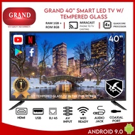 Grand 40 inch Smart LED TV with Built-in Tempered Glass