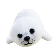 Farglory Ocean Park 9 "Lying Seal Doll White Plush