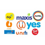 Instantly MOBILE TOPUP  digi maxis altel umobile unifi tune talk tng celcome