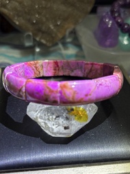 天然寶石💎粉櫻花🌸舒俱來鐲排 稀有