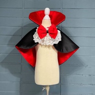 Halloween Vampire Cape for Pets Cosplay Dog Cloak