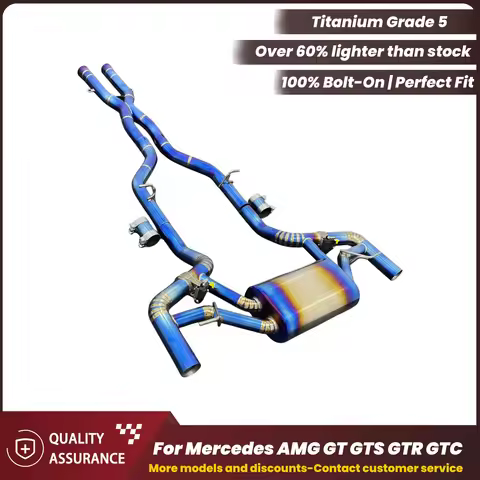Aggressive Sound ECCF Titanium Catback Exhaust For Mercedes AMG GT GTS GTR GTC Lightweight Performan