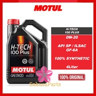 MOTUL H-TECH 100 PLUS 0W20 FULLY SYNTHETIC ENGINE OIL 4L