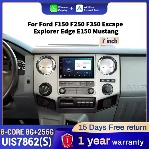 7 inch Car Radio For Ford F150 F250 F350 Escape Explorer Edge E150 Mustang 4G Wireless Bluetooth Car