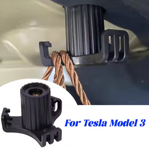 Car Trunk Hooks for Tesla Model 3/Highland Eco-Friendly ABS Tool-Free Knob Installation Load-bearing