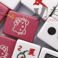 Malaysia Ready StockCartoon Mahjong 3Player Mahjong Set