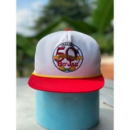Vintage Cap /Hat USA K-BRAND BO JAC Jagung TALI KAPAL