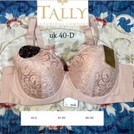 TALLY 3299 Pink Lace Underwire BRA Size 40-D