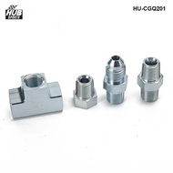 Hubsports- 4AN To 1/8 NPT Adapter 3 Way T Fitting Universal Fuel /Oil /Gas /Water 4 -4AN -4 HU-CGQ20