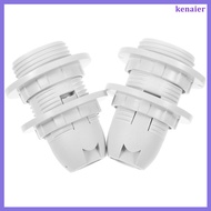 💡 2Pcs E14 Plastic Lamp Holder Socket for Home Use White Table Floor and Ceiling Lamps