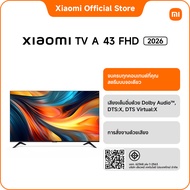 2026 Xiaomi ทีวี 43 นิ้ว Full HD Google TV สมาร์ท ทีวี ลำโพงคู่ขนาด2×10W ประกัน 1 ปี Dolby Audio™DTS