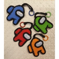 卡通版Among us鑰匙扣挂件Cartoon version of Among us keychain pendant