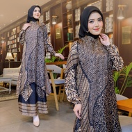 ALAZZA - Elegant dobby silk batik set, super premium batik tunic set, super luxurious muslim fashion