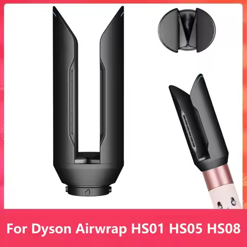 Hair Straightener Attachment For Dyson Airwrap HS01 HS05 HS08, Gentle Airflow Smooth Finishing Nozzl