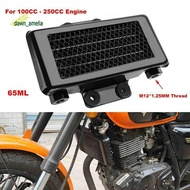 Motorcycle   Cooling Radiator 65Ml Aluminum Black for 100CC-250CC Motorcycle Dirt Bike ATV