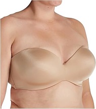 Women's Plus Size Smooth Strapless Multi-Way Bra, Champagne Nude, 36H