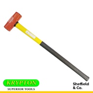 Krypton Sledge Hammer with Fiberglass Handle, 8 lbs