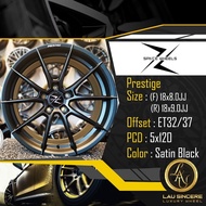 Space Wheels Prestige (F) 18x8.0JJ(R) 18x9.0JJ 5x120 Satin Black