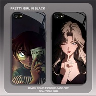 HW-11 Detective Conan Glass Casing for iphone 6 XR 8 XS 6S SE X 7 Max Plus 2020 2022