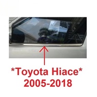 Front Pair 2 Pieces Mirror Edge Eyebrows TOYOTA HIACE Commuter 2005-2018 H200 2014 Van Accessories