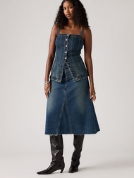 กระโปรง Levis® Womens High-Rise A-Line Decon Skirt