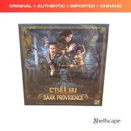 Cthulhu Dark Providence Boardgame with Cthulhu Death May Die Dark Providence Investigators
