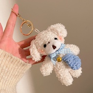 SG53 - Gantungan Tas Kunci Karakter Boneka Teddy Bear Beruang Lucu Bag Charm Bulu Halus