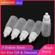 50PCS 10ml Volume Empty Plastic Squeezable Bottles Eye Liquid Container Dropper