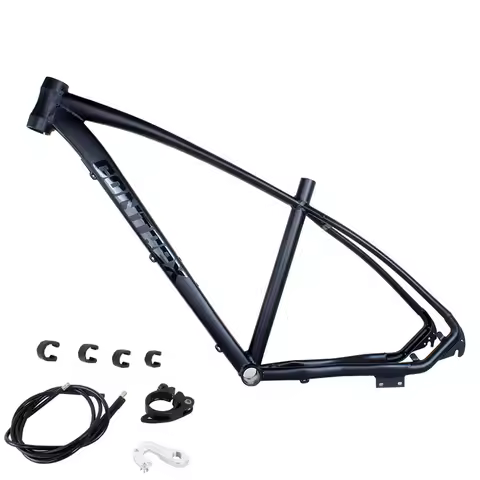 27.5Inch Lightweight Aluminum MTB Frame Internal Cable Routing Hydraulic Disc Brake Multi Speed XC T