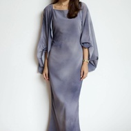 Thea Celeste Midi Slip Dress with Cardigan S/M