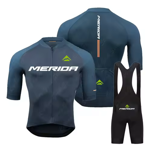 New Pro Team Merida Cycling Jersey Set Men's Summer Bike Mountain Uniform Ropa Ciclismo Maillot Homb